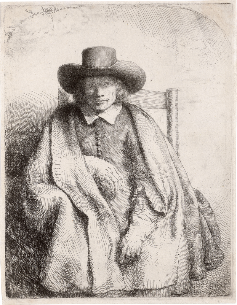 Lot 5205, Auction  125, Rembrandt Harmensz. van Rijn, Bildnis Clement de Jonge, Kupferstichverleger