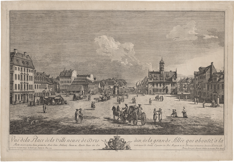 Lot 5246, Auction  125, Bellotto, Bernardo, Vue de la Place de la ville-neuve de Dresden