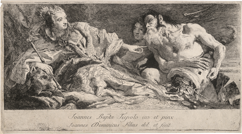 Lot 5325, Auction  125, Tiepolo, Giovanni Domenico, Venezia empfängt die Huldigungen Neptuns
