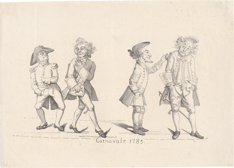 Lot 5400, Auction  125, Schadow, Johann Gottfried, "Carnavale 1785" 