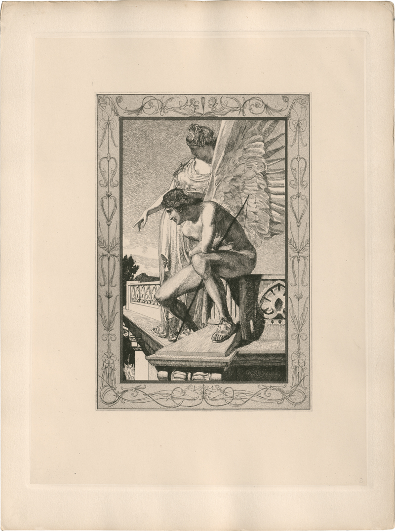 Lot 5435, Auction  125, Klinger, Max, Amor und Psyche, Opus V a und Opus V b
