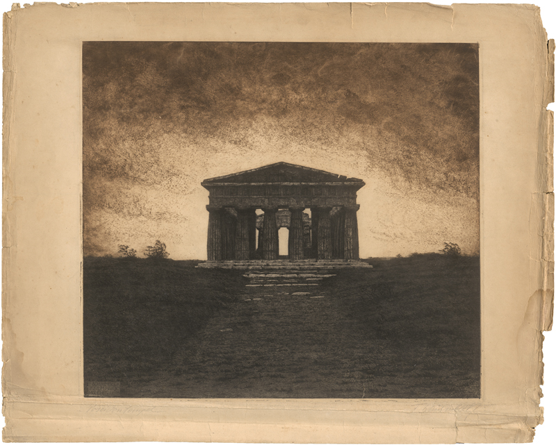 Lot 5448, Auction  125, Schwimbeck, Fritz, Poseidontempel