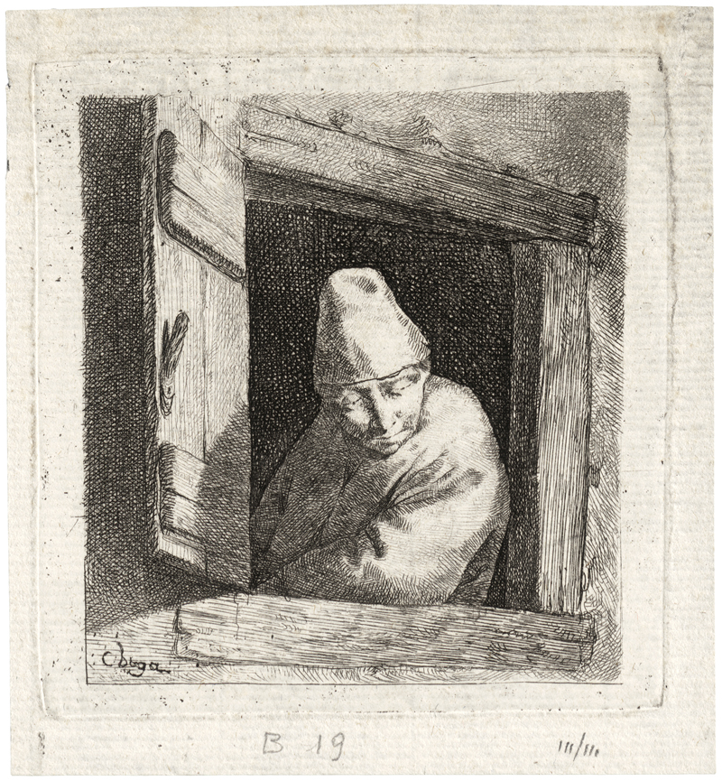 Lot 5480, Auction  125, Bega, Cornelis, Der Bauer am Fenster
