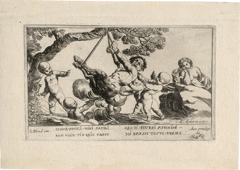 Lot 5497, Auction  125, Brebiette, Pierre, Satyr von Putti gefangen genommen