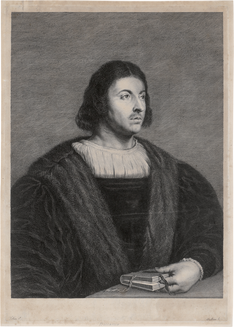 Lot 5519, Auction  125, Dalen d. J., Cornelis van, Bildnis des Pietro Aretino; Bildnis des Giovanni Boccaccio