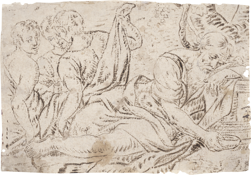Lot 5524, Auction  125, Deutsch, um 1600. Diogenes und seine Jünger
