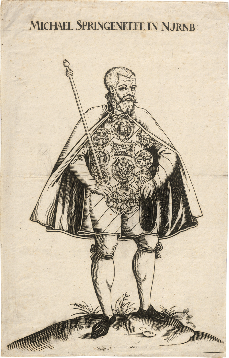 Lot 5525, Auction  125, Deutsch, 17. Jh.  . Bildnis Michael Springinklees