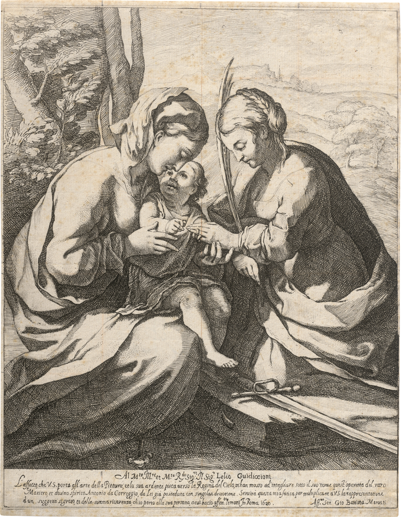 Lot 5629, Auction  125, Mercati, Giovanni Battista, Die mystische Vermählung der hl. Katharina