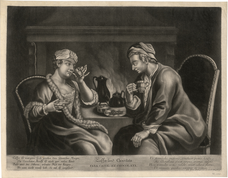 Lot 5676, Auction  125, Ridinger, Johann Elias, Caffee und Chocolata; Thee und Taback; Bier und Brandtwein