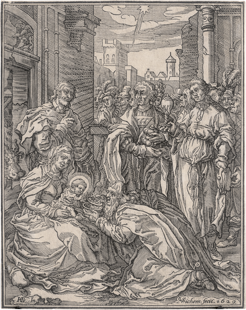 Lot 5696, Auction  125, Sichem I, Christoffel van, Die Anbetung der Könige 