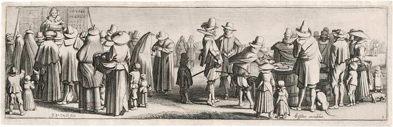 Lot 5707, Auction  125, Velde II, Jan van de, 2 Marktszenen