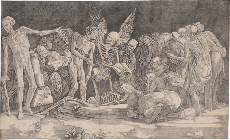 Lot 5708, Auction  125, Veneziano, Agostino, Die Skelette