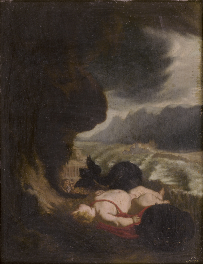 Lot 6013, Auction  125, Flämisch, 17. Jh. Knabe, von einem Seeungeheuer an die Küste getragen