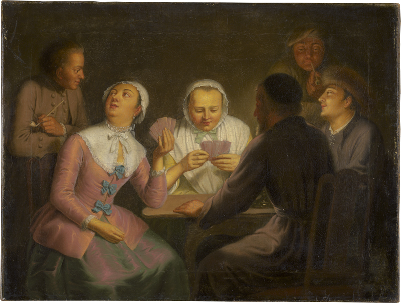 Lot 6034, Auction  125, Beck, Jacob Samuel, Beim Kartenspiel