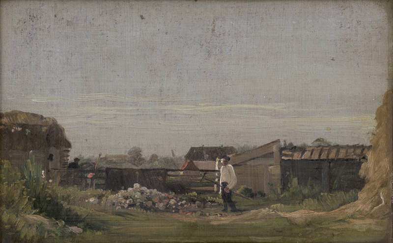 Lot 6097, Auction  125, Rasmussen, P.H., "Ved Vodroffgaard": Im Garten in der Nähe des Landguts Vodroffgård in Frederiksberg in Kopenhagen