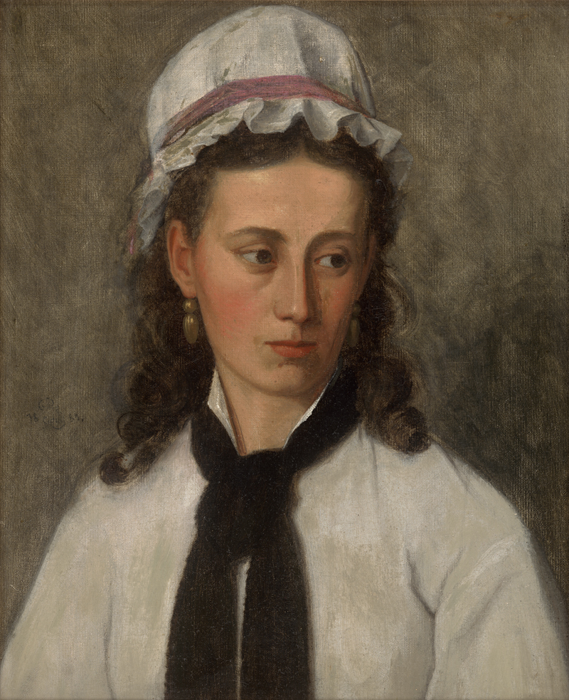Lot 6102, Auction  125, Ilsted, Peter, Bildnis einer jungen Frau mit Haube