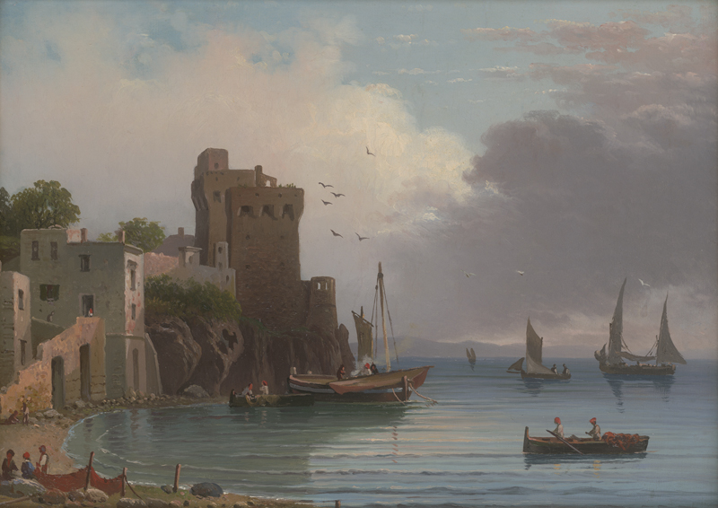 Lot 6121, Auction  125, Scoppa, Raimondo, Der Torre di Cetara an der Amalfiküste