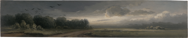 Lot 6177, Auction  125, Deutsch, 19. Jh. Gewitterstimmung über der Isar