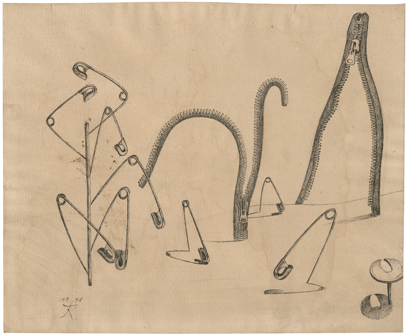 Lot 6558, Auction  125, Köthe, Fritz, Tanz der Sicherheitsnadeln mit den Reissverschlüssen