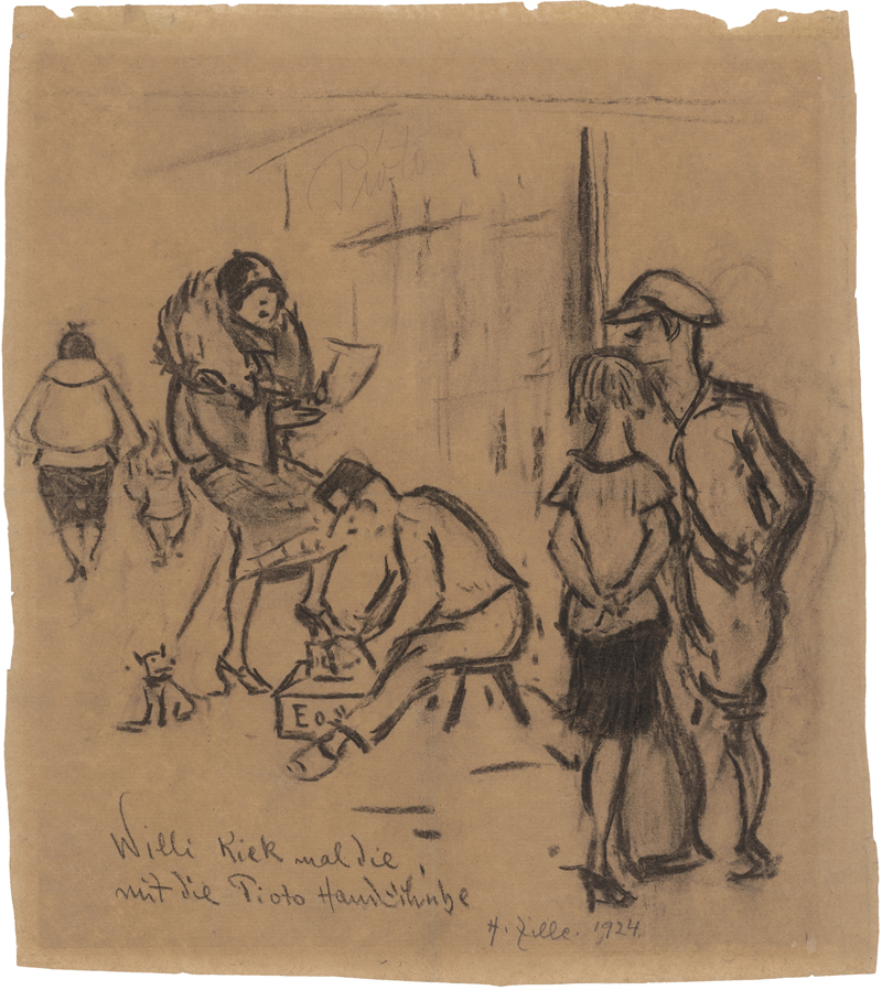 Lot 6569, Auction  125, Zille, Heinrich, Willi kiek mal die, mit die Pioto Handschuhe