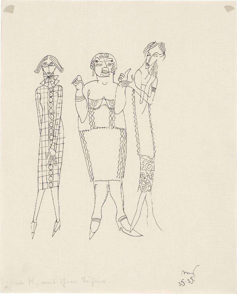 Lot 6570, Auction  125, Ullmann, My, "Frau K. mit ihren Töchtern"
