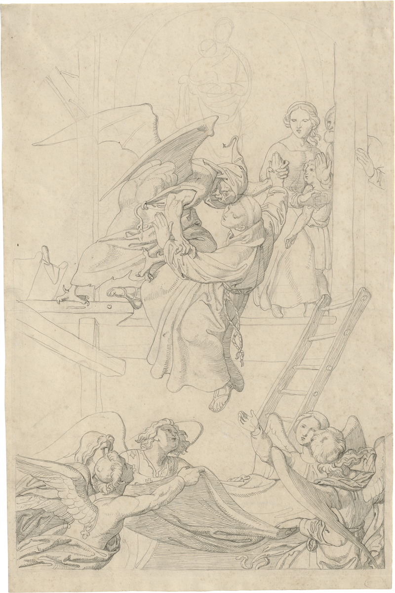 Lot 6787, Auction  125, Nazarenischer Künstler, um 1830. Das Wunder des Beato Angelico