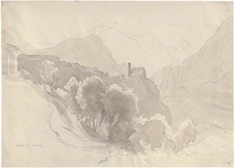 Lot 6838, Auction  125, Hummel, Carl Maria Nikolaus, Blick auf Valle di Cadore
