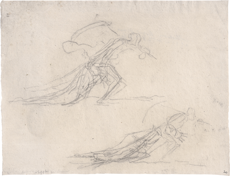 Lot 6902, Auction  125, Daumier, Honoré, Der Schnitter schleppt seine Beute