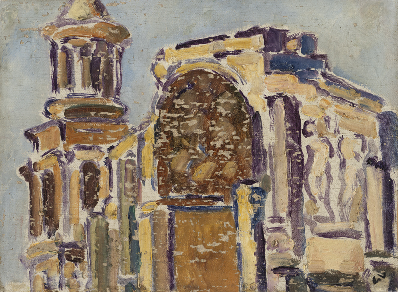 Lot 7005, Auction  125, Valtat, Louis, Façade de l'église, effet de lumière