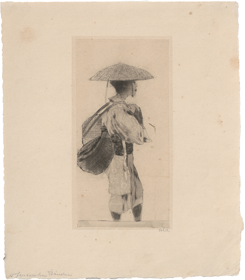 Lot 7038, Auction  125, Orlik, Emil, Japanische Bäuerin