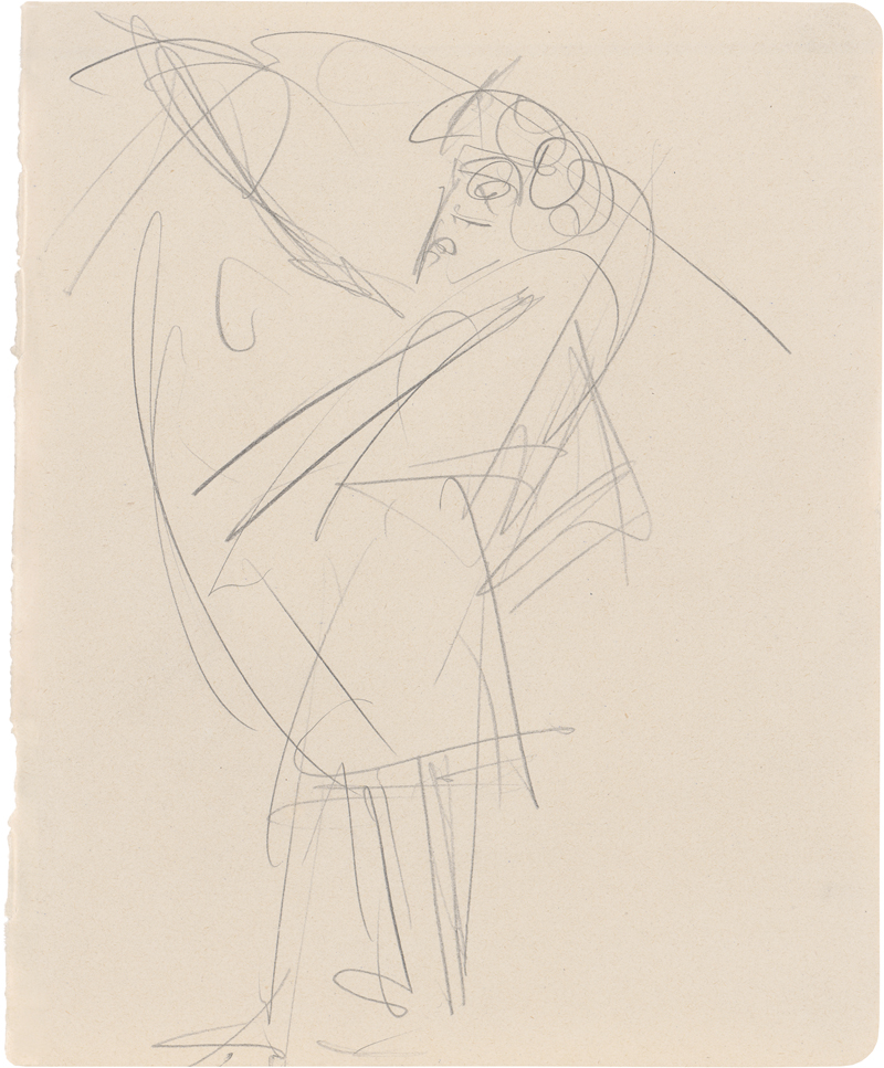 Lot 7062, Auction  125, Kirchner, Ernst Ludwig, Beim Mähen