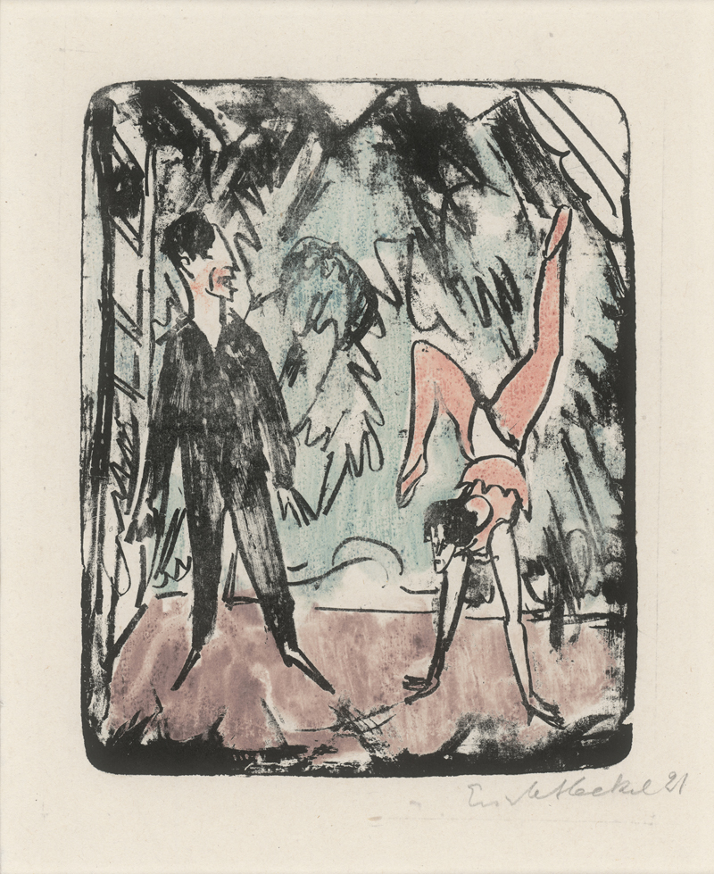 Lot 7066, Auction  125, Heckel, Erich, Handstand (Akrobatin)