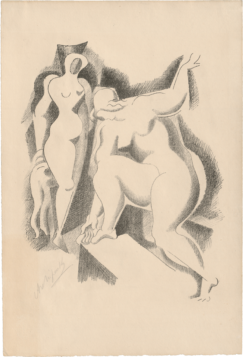 Lot 7136, Auction  125, Archipenko, Alexander, Zwei weibliche Akte
