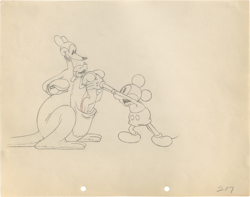 Lot 7180, Auction  125, Walt Disney Studio, Mickey's Kangaroo