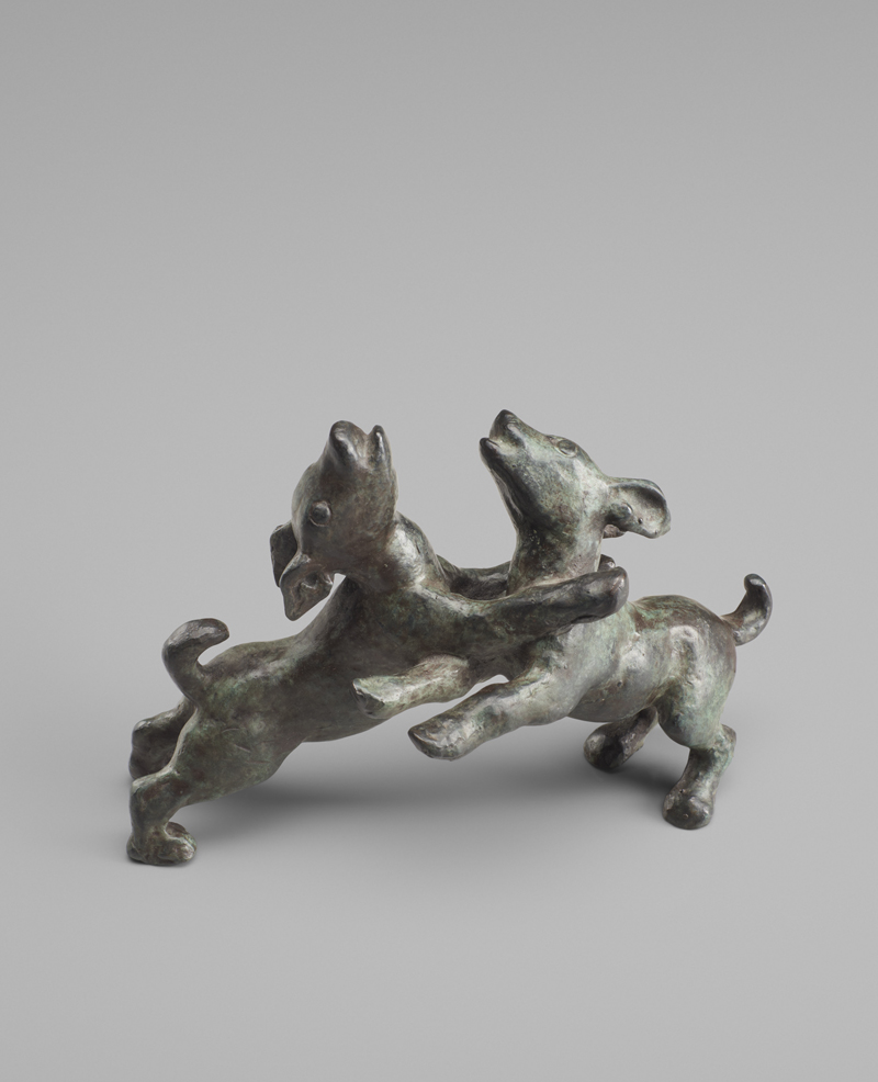 Lot 7182, Auction  125, Sintenis, Renée, Zwei spielende Hunde