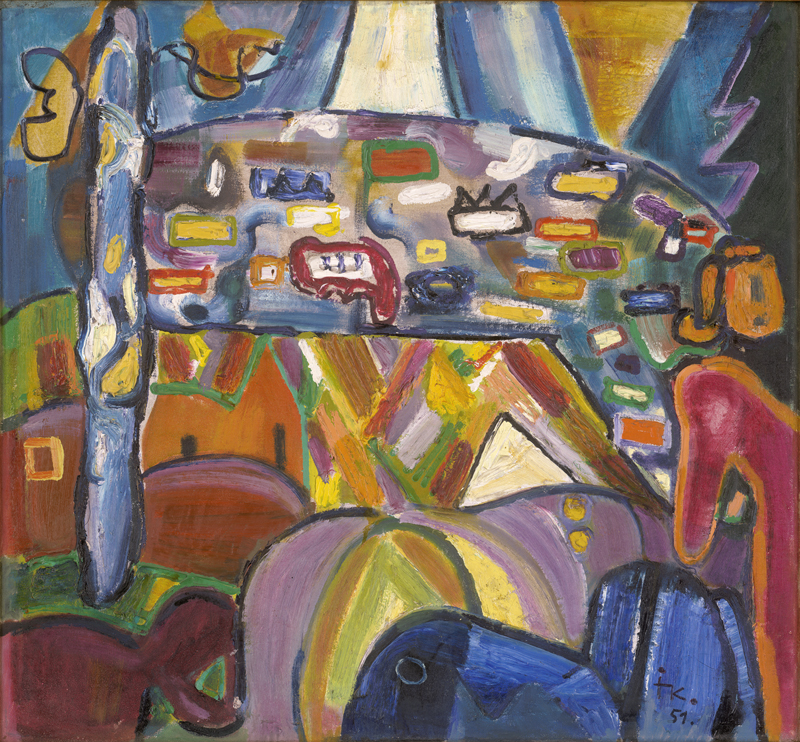 Lot 7226, Auction  125, Kerkovius, Ida, Städtebild