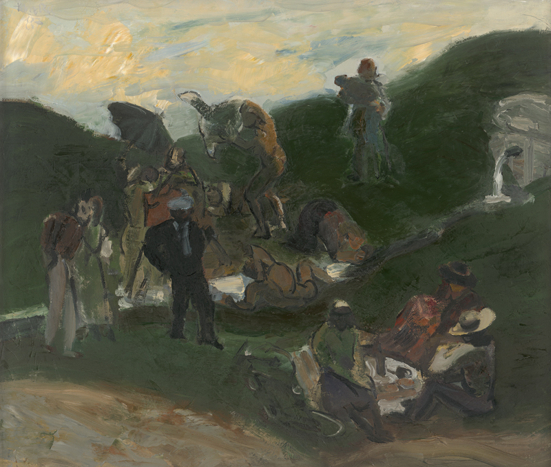 Lot 7313, Auction  125, Metzkes, Harald, Picknick an der Quelle