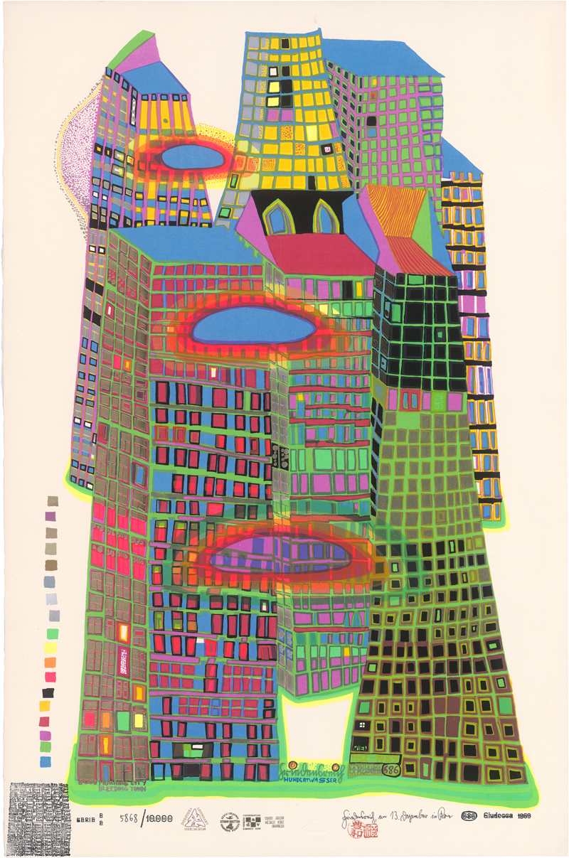 Lot 7314, Auction  125, Hundertwasser, Friedensreich, Good Morning City
