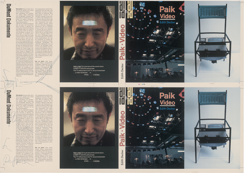 Lot 7333, Auction  125, Paik, Nam June, Paik Video (Edith Decker)