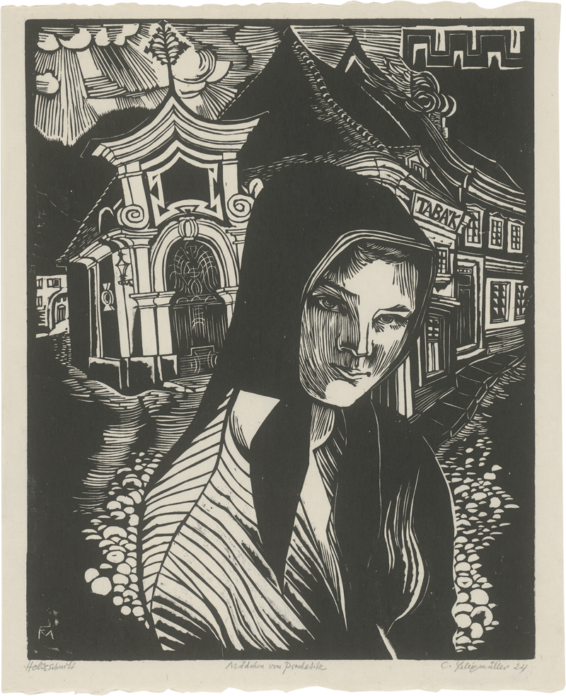 Lot 8043, Auction  125, Felixmüller, Conrad, Das Mädchen von Prachatitz