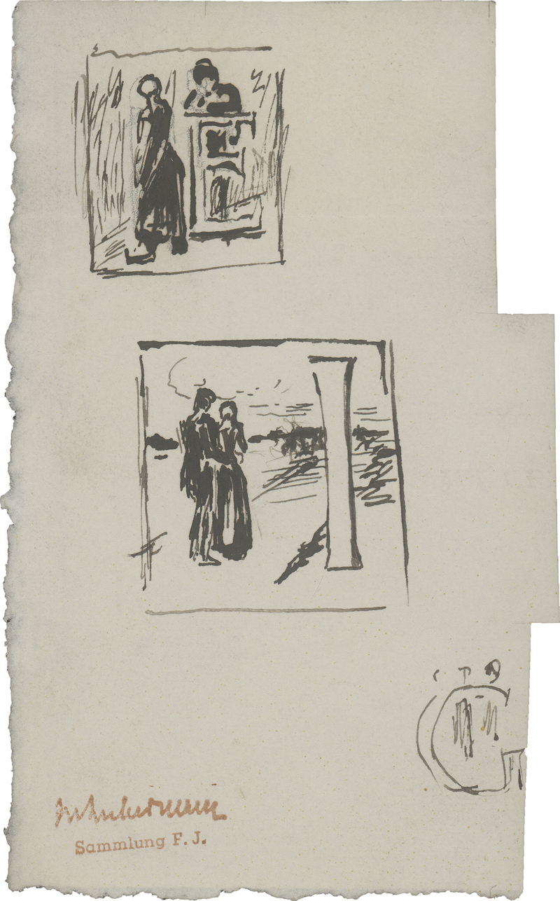 Lot 8100, Auction  125, Liebermann, Max, Initiale E und I