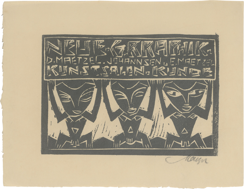 Lot 8112, Auction  125, Maetzel, Emil, Neue Graphik, Kunstsalon Kunde