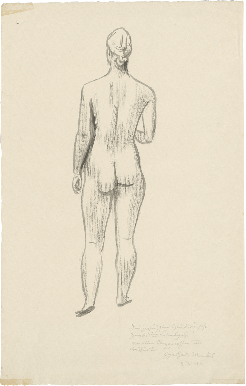 Lot 8116, Auction  125, Marcks, Gerhard, Weiblicher Rückenakt