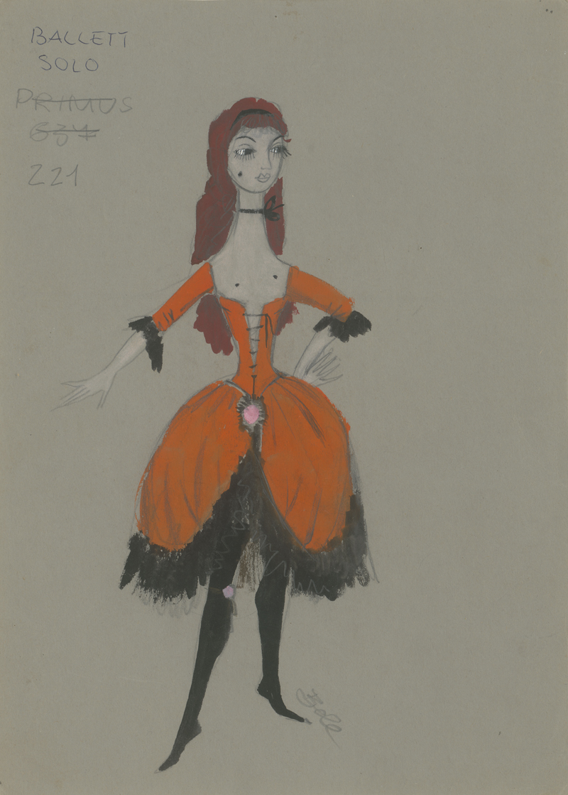 Lot 8237, Auction  125, Bachem, Bele, Ballett Solo; Spion