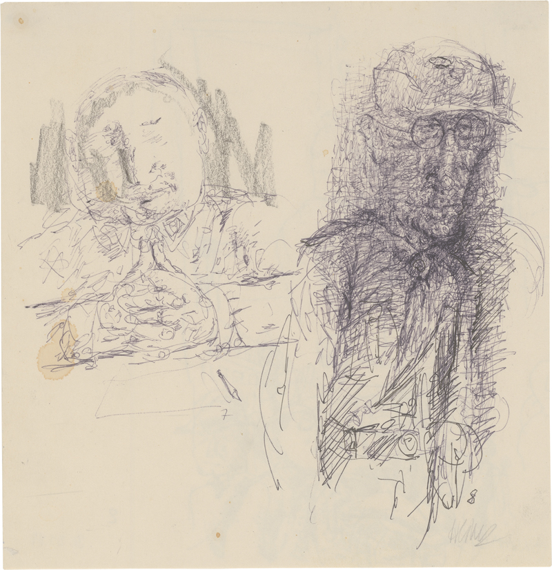 Lot 8307, Auction  125, Heisig, Bernhard, Studie zu Das siebte Kreuz (Seghers)