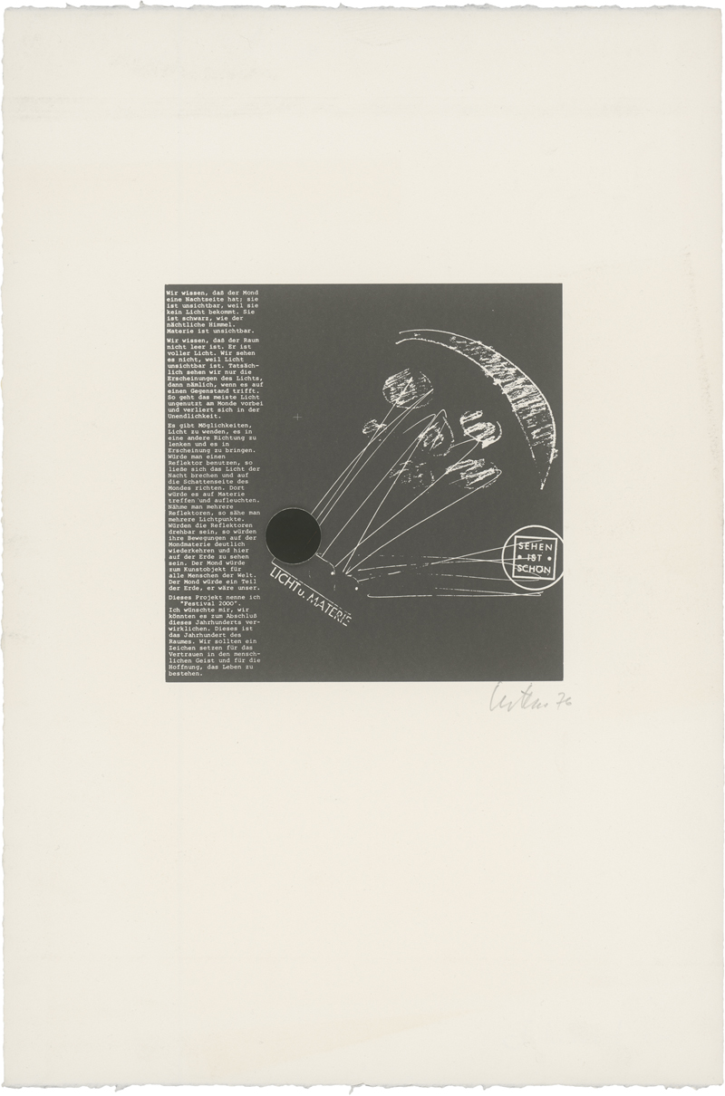 Lot 8355, Auction  125, Luther, Adolf, Mondprojekt 