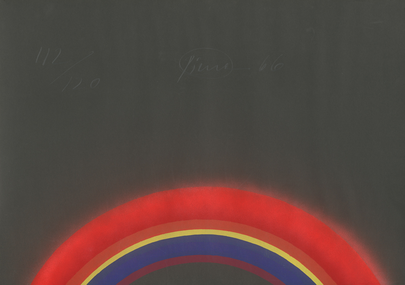 Lot 8392, Auction  125, Piene, Otto, Regenbogen für Hering