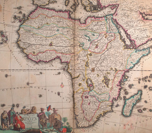 Lot 19, Auction  126, Danckerts, Justus, Novissima et perfectissima Africae descriptio