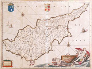 Lot 89, Auction  126, Blaeu, Willem Janszoon, Cyprus Insula