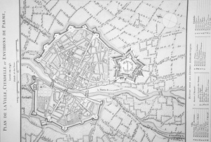 Lot 139, Auction  126, Parma, Plan de la ville, citadelle et environs de Parme